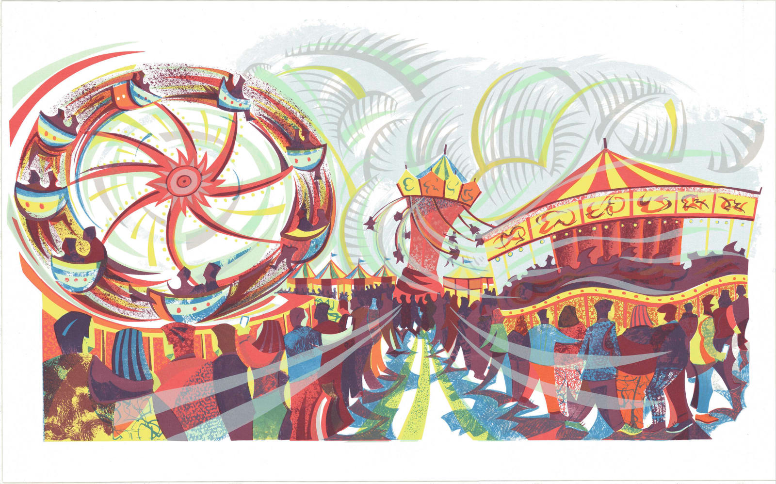 Paul Cleden, Crowds of Candy Floss, 2022