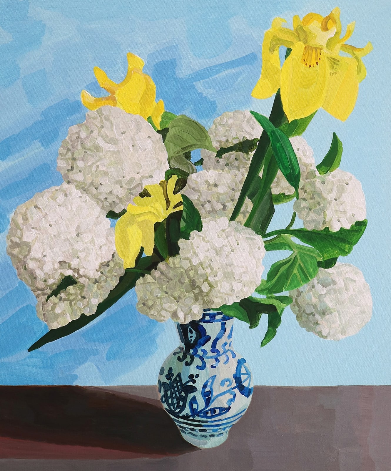 Seokmee NOH, 꽃과 화병 Flowers in a vase-24, 2024