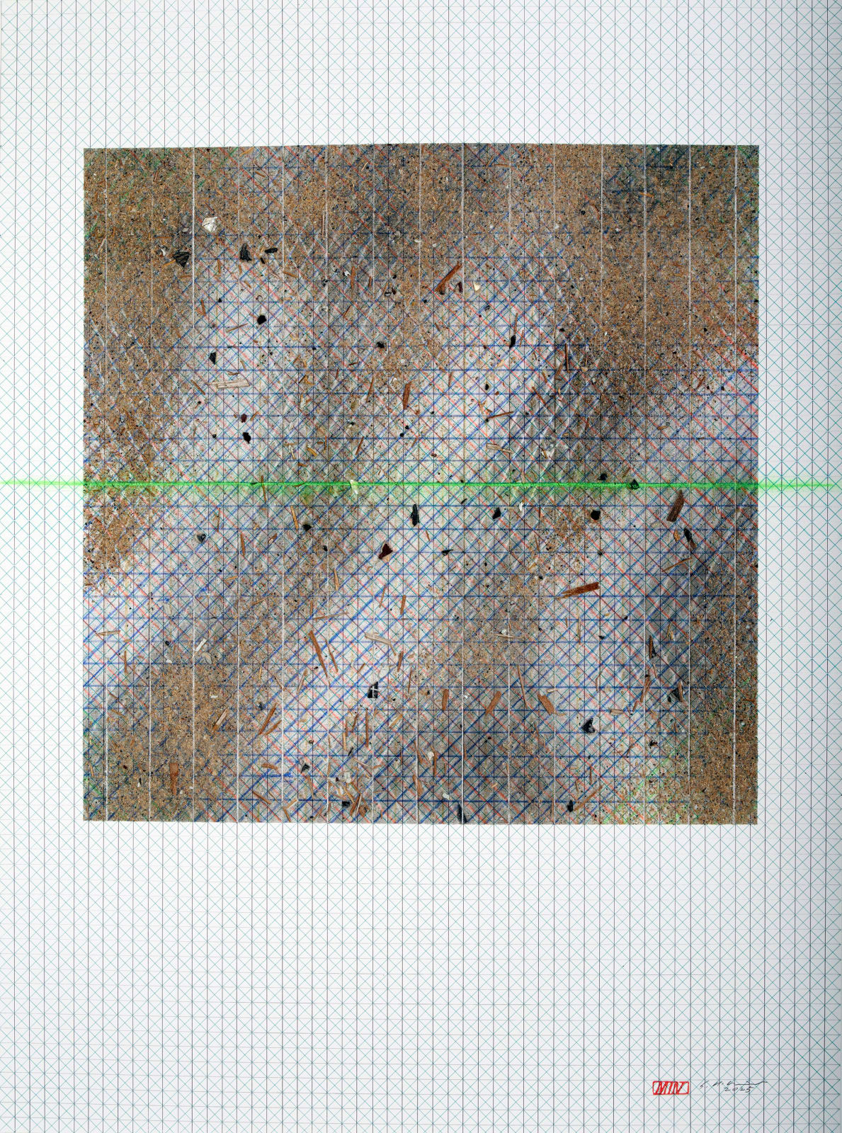 Sunghong Min, Exercise for Drawing_Fleck 2, 2025