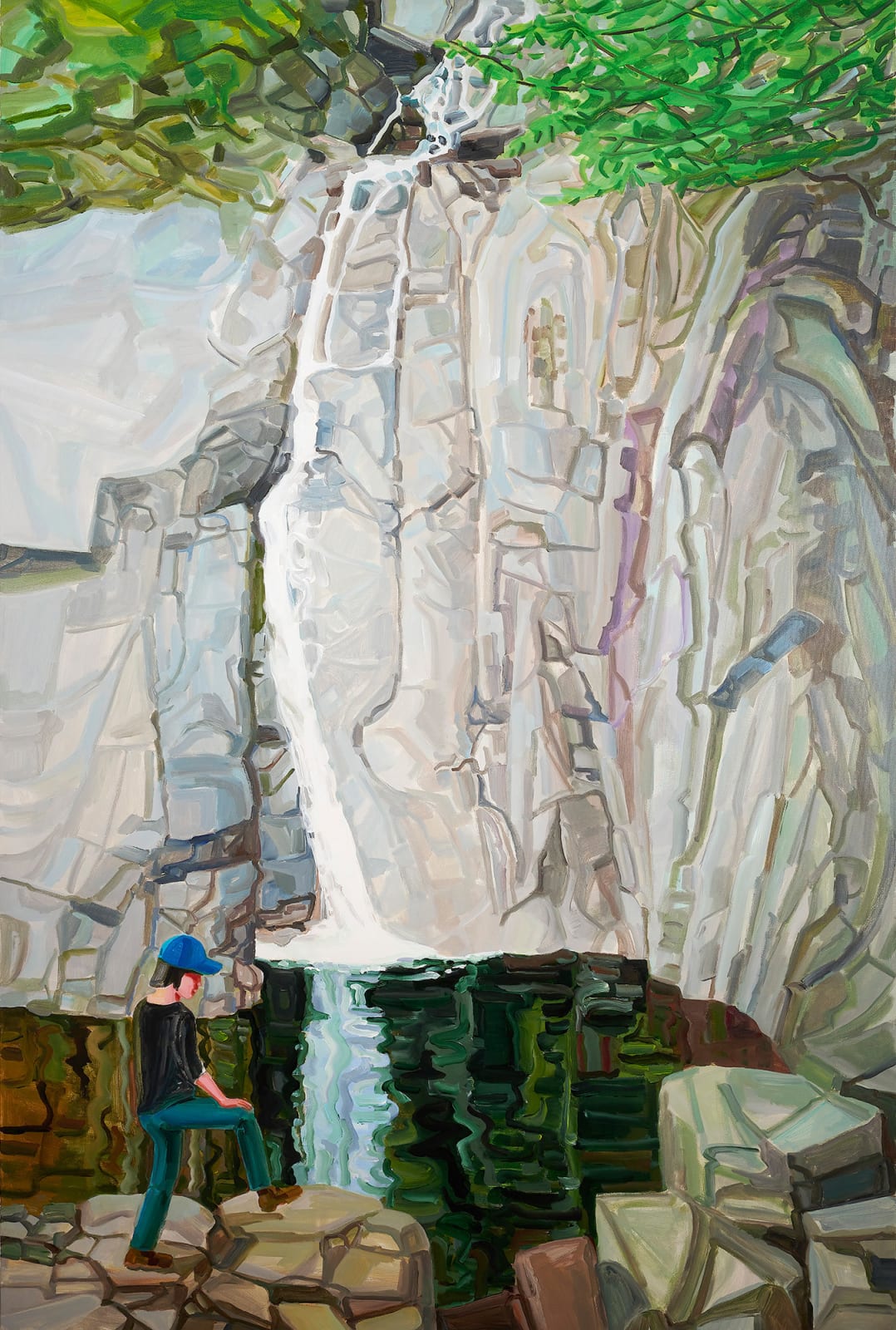 Seokmee NOH, 폭포에서 At the waterfall, 2024