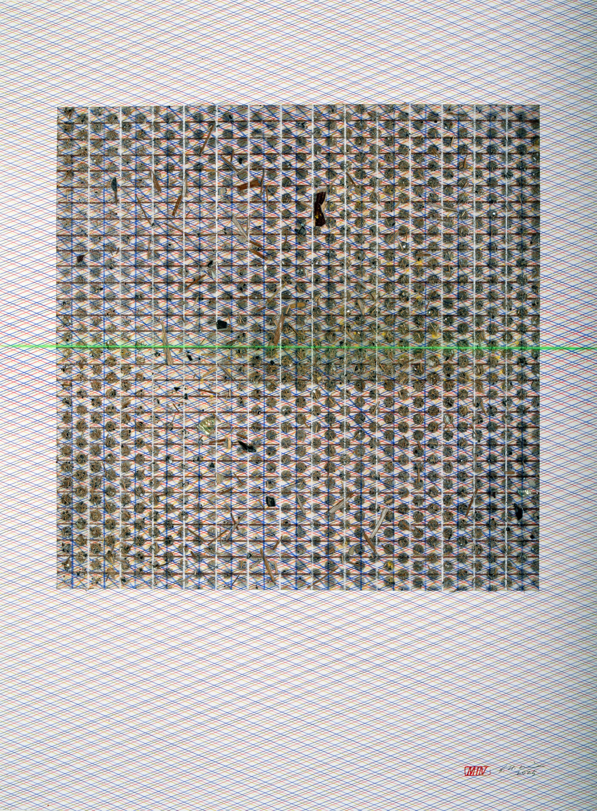 Sunghong Min, Exercise for Drawing_Fleck 4, 2025