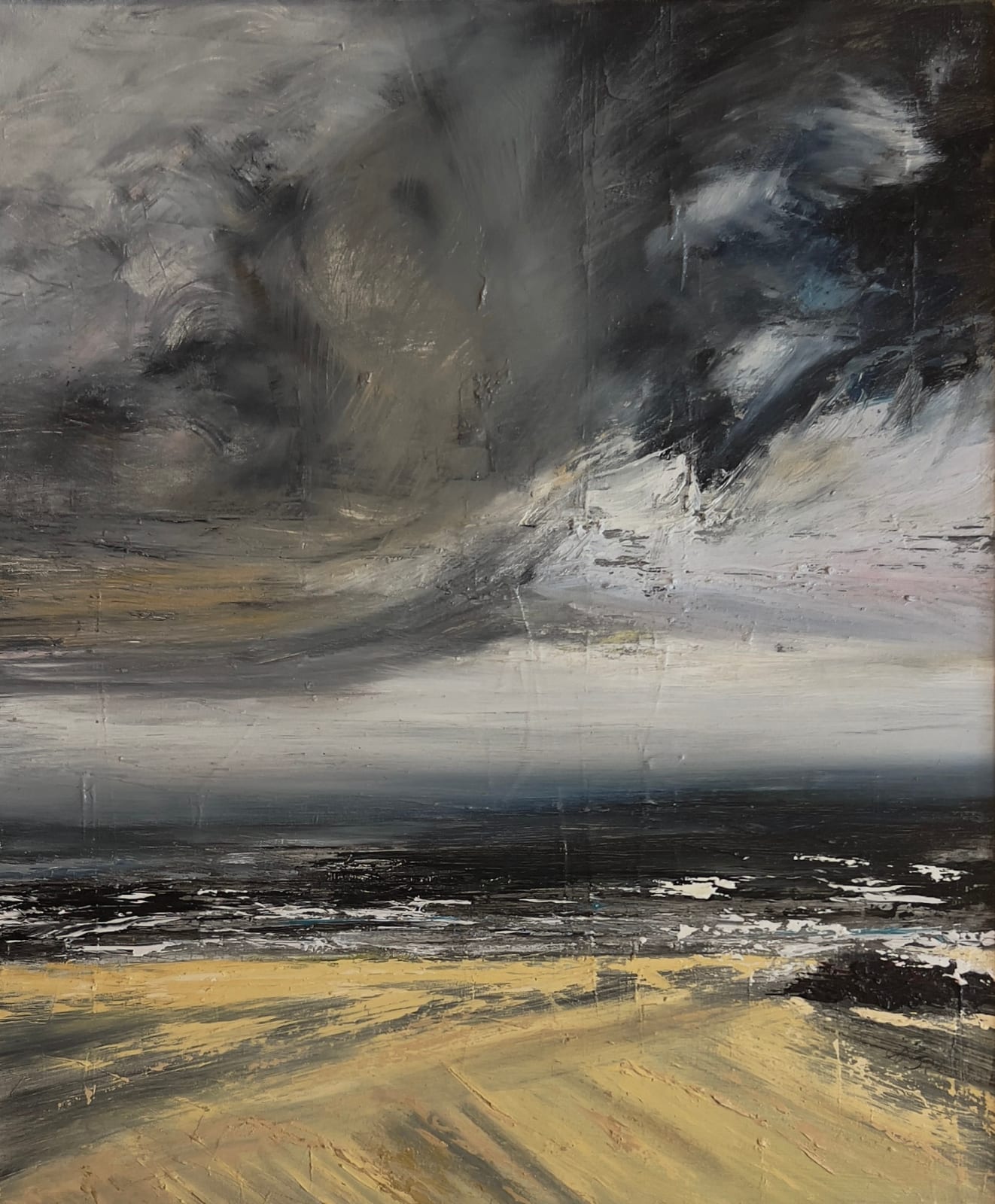 Rona Stephen, Storm A-Brewing, Kingsbarns, 2025