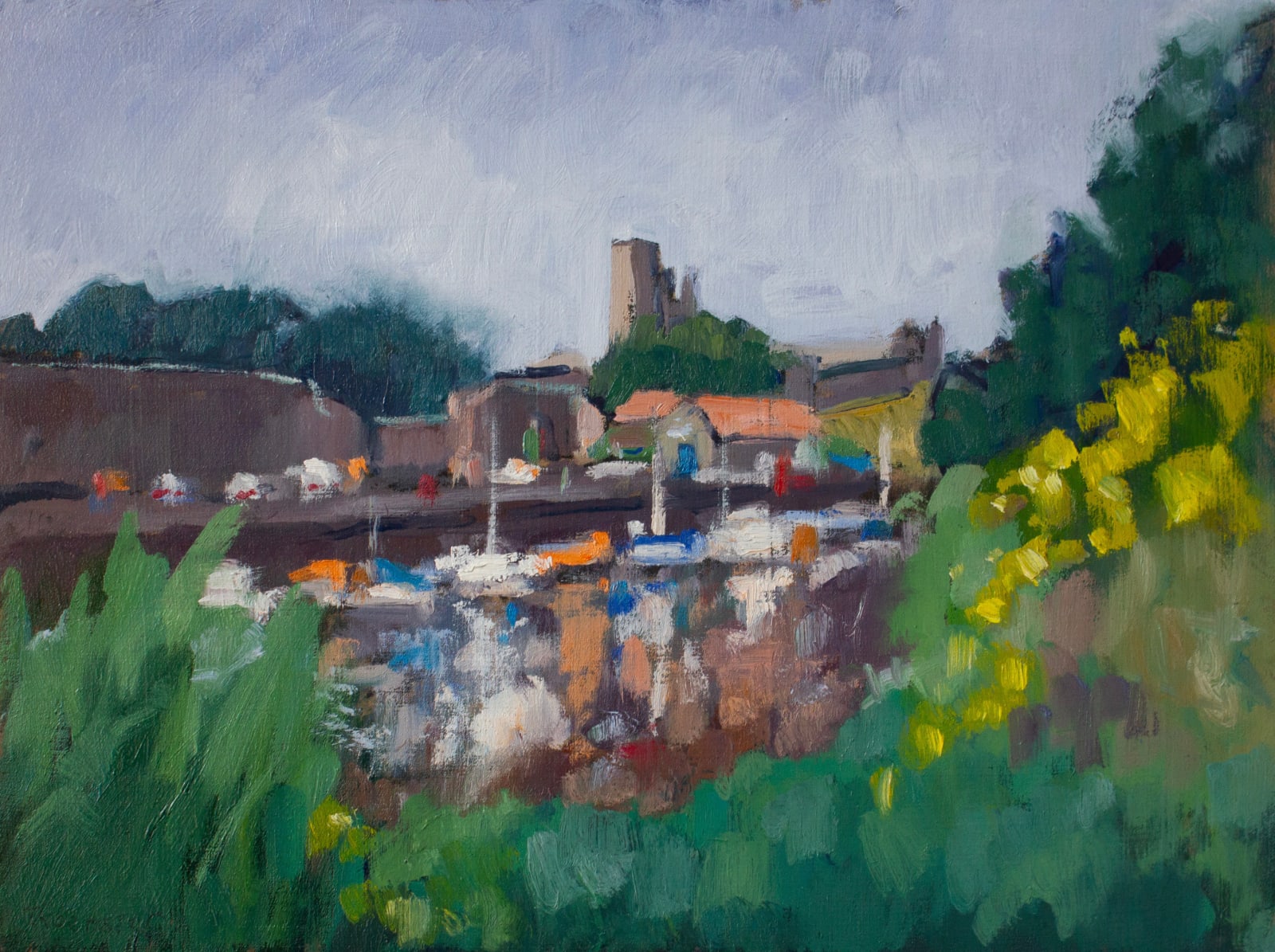 Jonathan Koetsier, Reflections, St Andrews Harbour and Cathedral