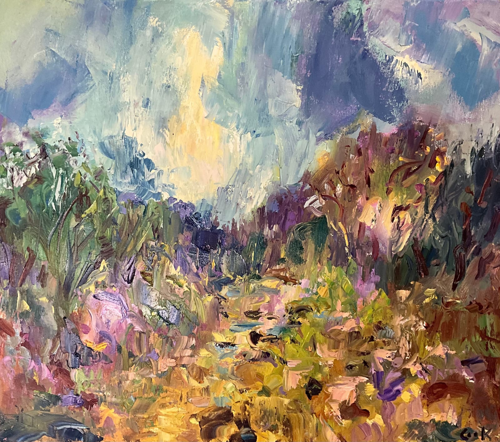 David Mackie Cook, View to Finella