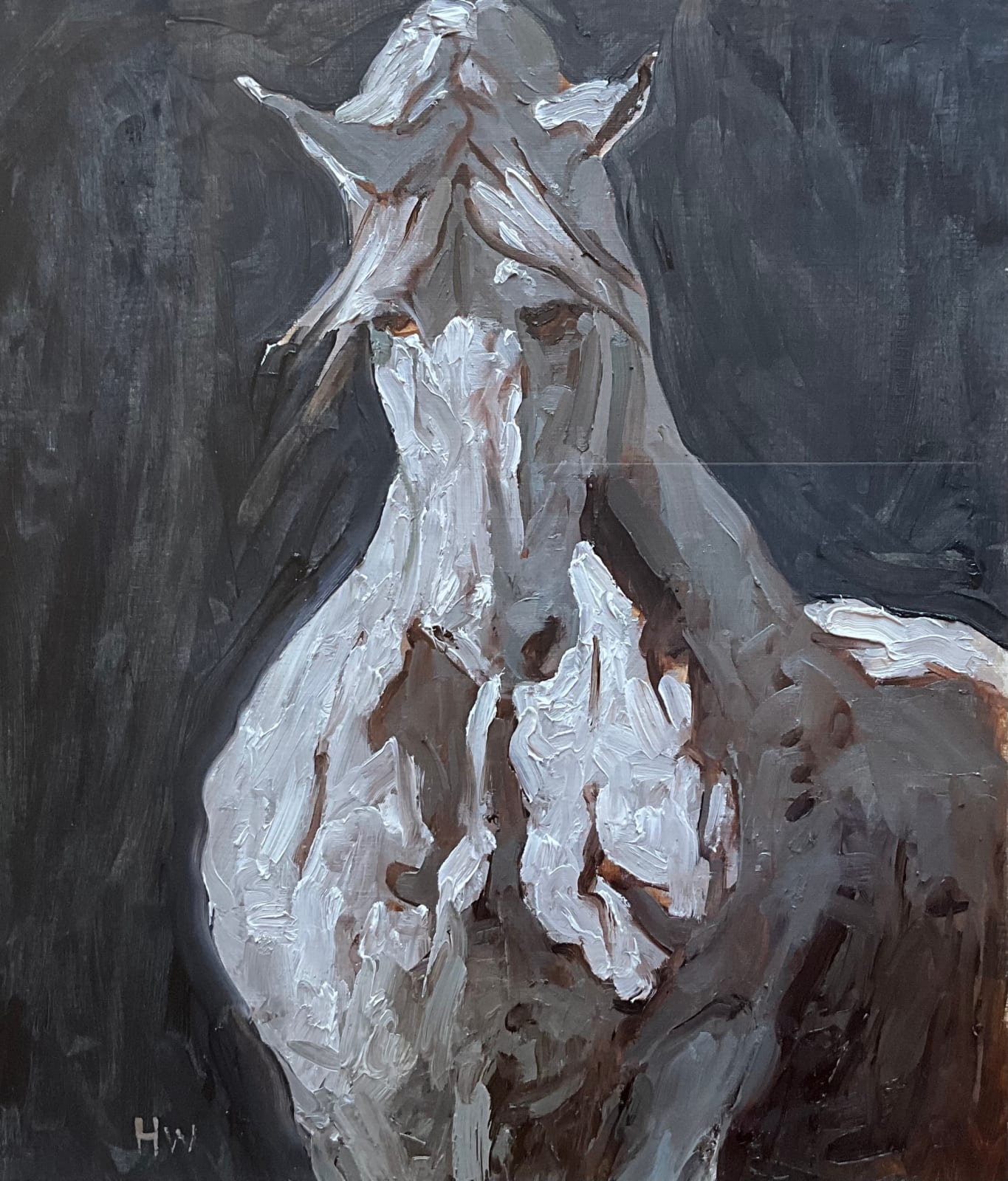 Huw Williams, Study for ‘Stallion Moving Forward’