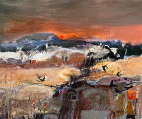 Christine Woodside RSW RGI, January Birds, Fife
