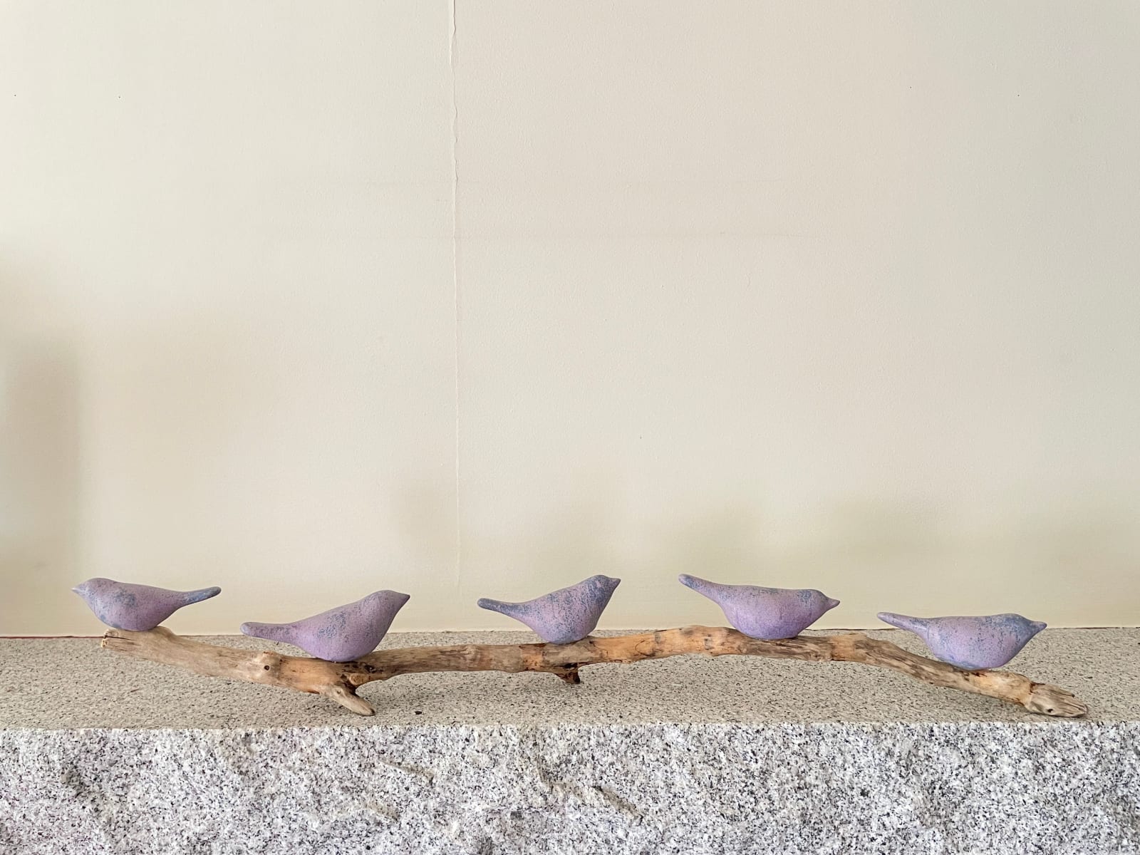 Lois Carson, Five Perching Birds