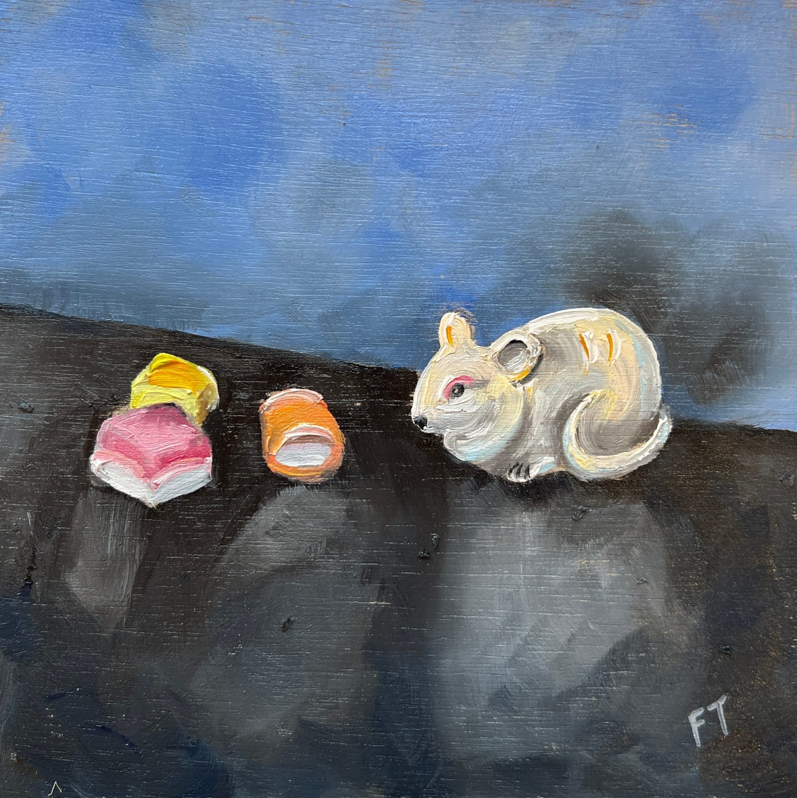 Fiona Thomson, China Mouse with Dolly Mixtures