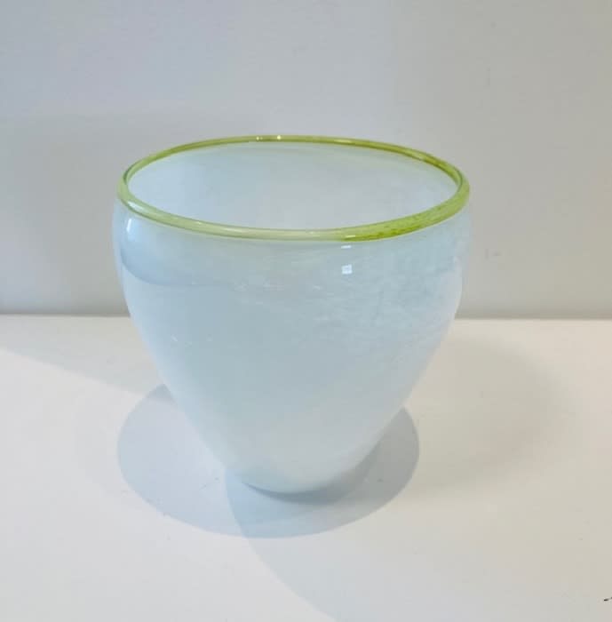 Elin Isaksson, Snow Bowl (white & lime)