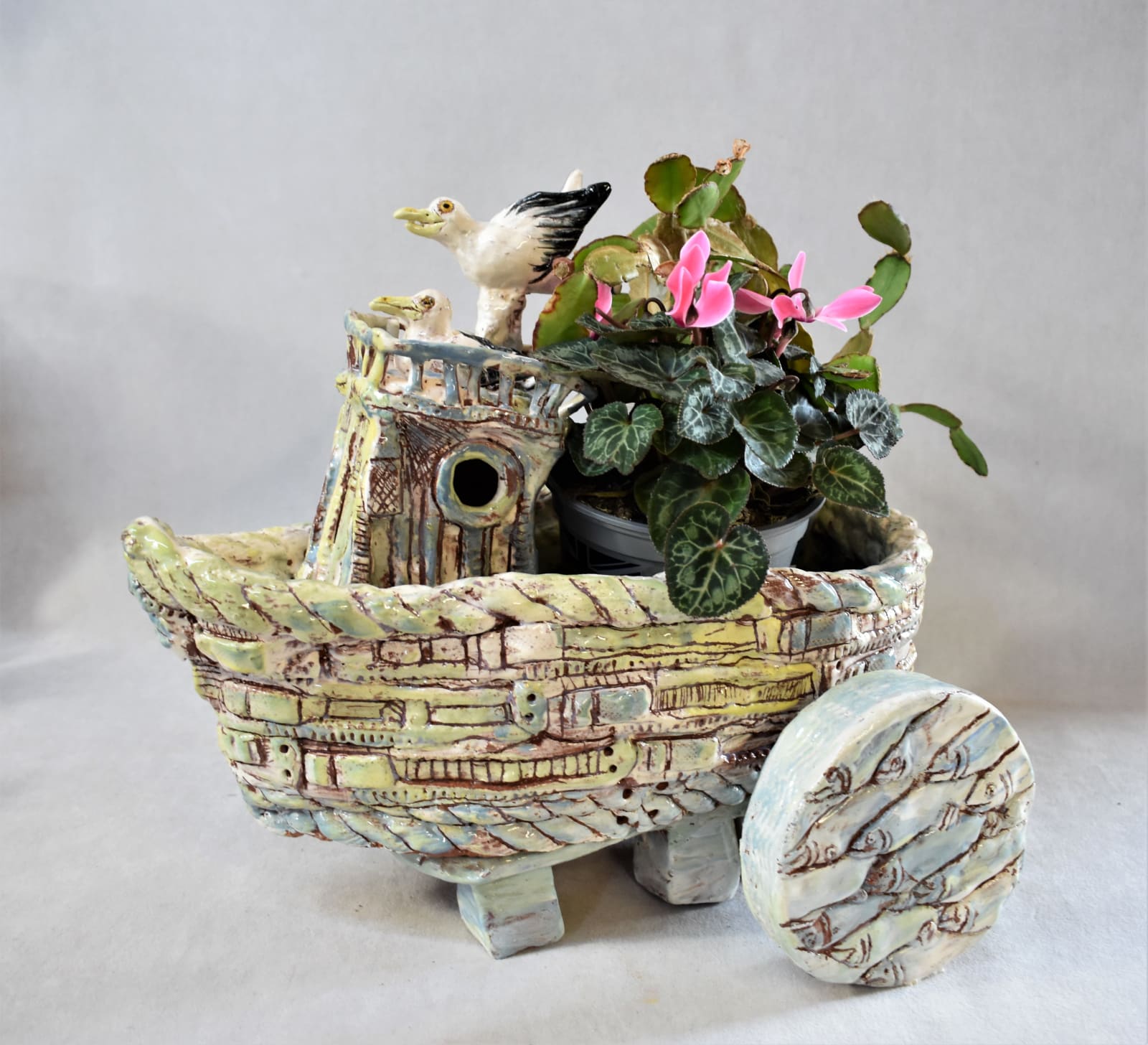 Maralyn Reed-Wood, Large Boat and Trailer