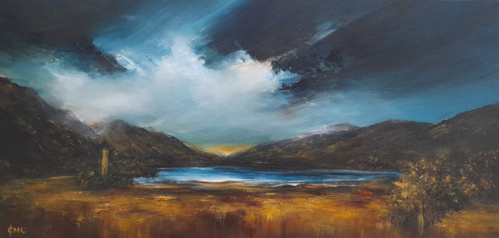 Grace Cameron, Evening Light over Glenfinnan