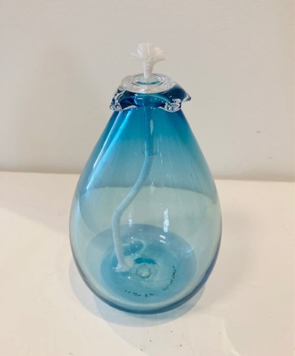 Elin Isaksson, Transparent Oil Lamp (blue)