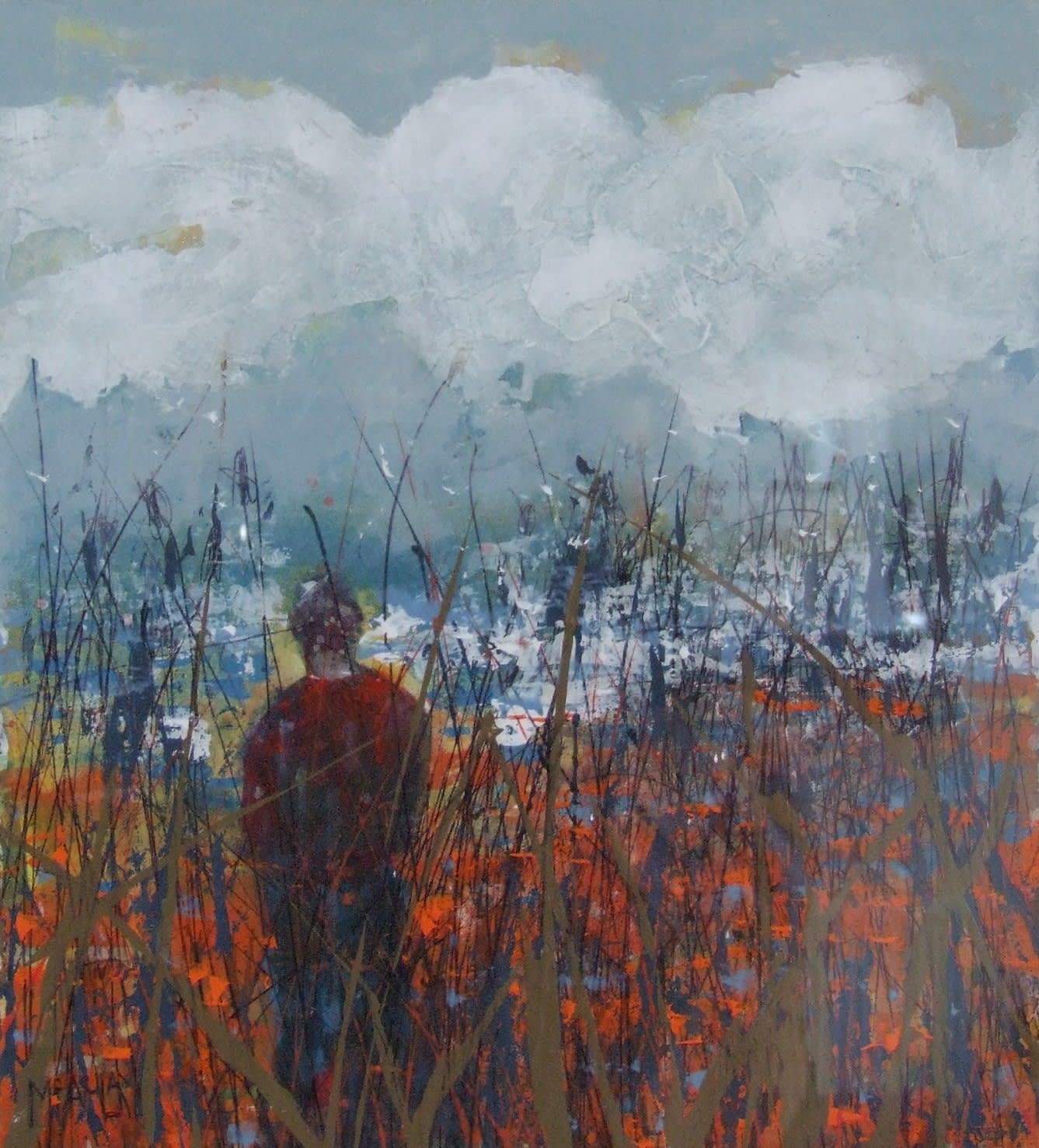 Robert McAulay, One Immersed in Nature, Blue Pond