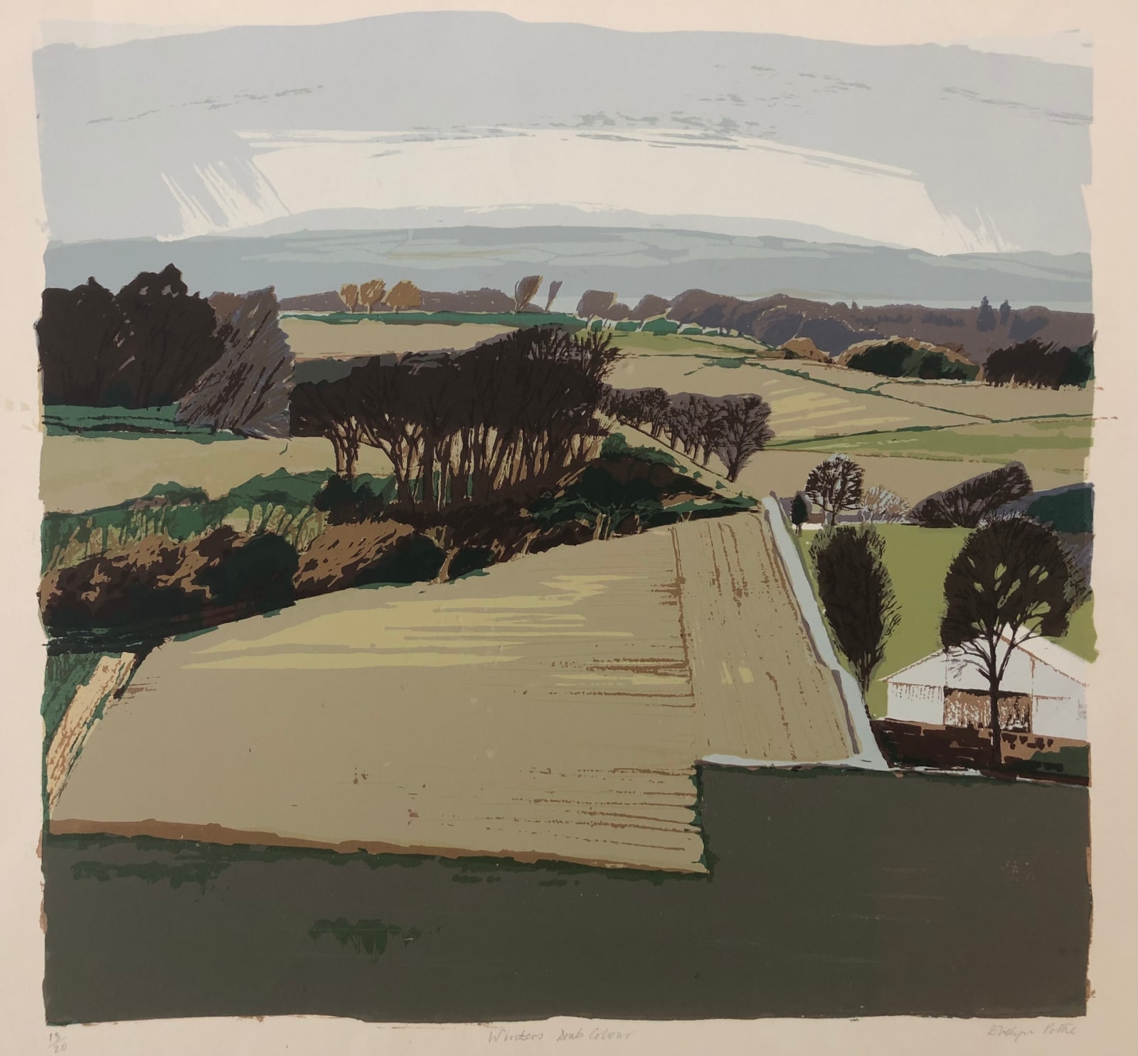 Evelyn Pottie, Winter Muted Landscape