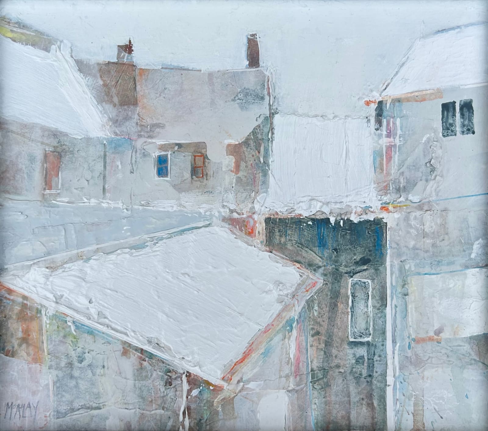 Robert McAulay, White Roofs I