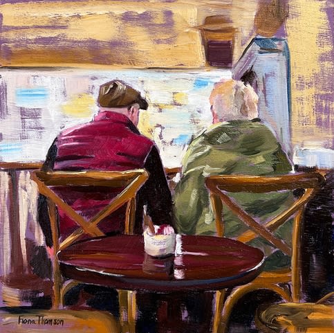 Fiona Thomson, They Held Hands in the Coffee Shop