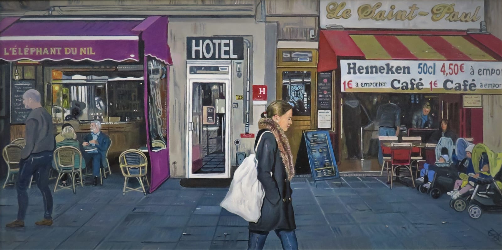 Steven Higginson, Evening Stroll, Paris