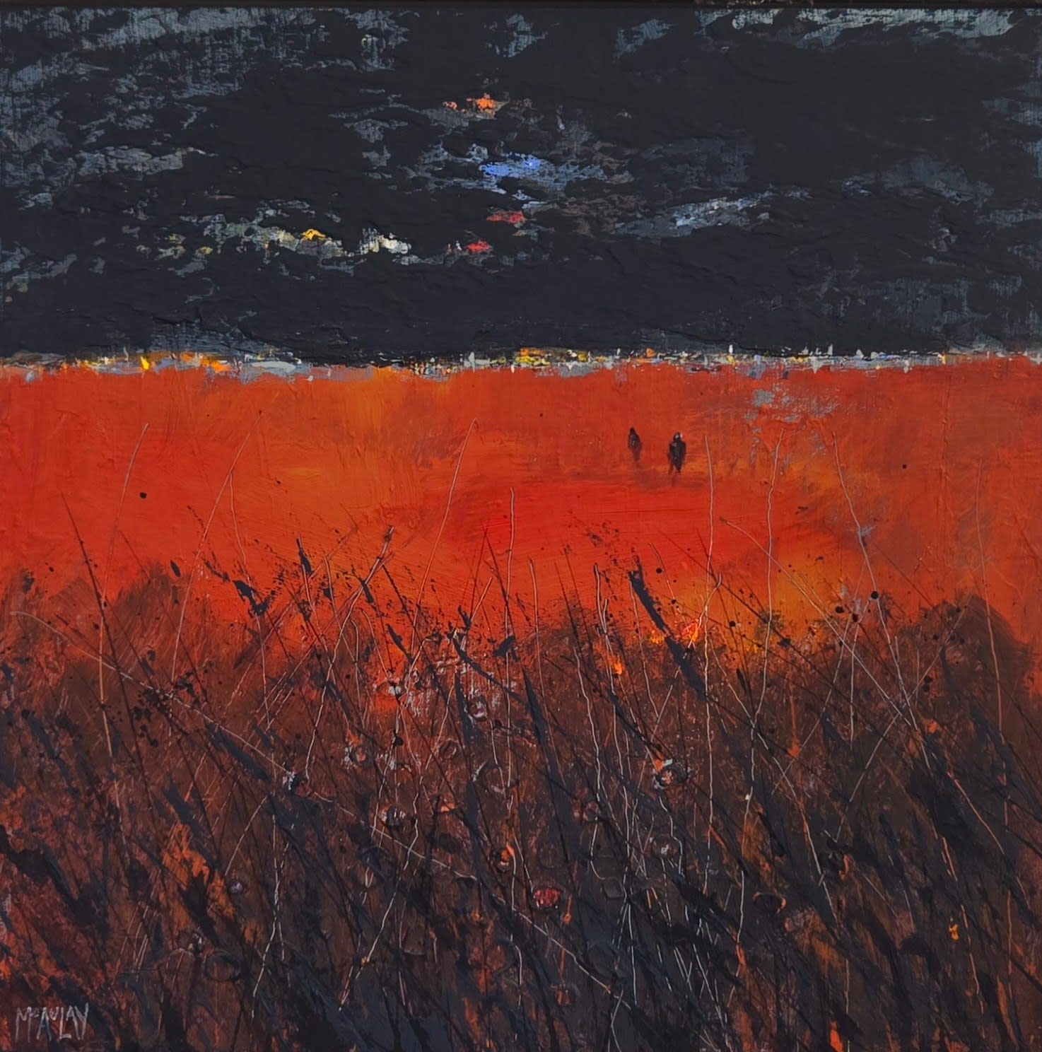 Robert McAulay, Two Travellers, Red Field