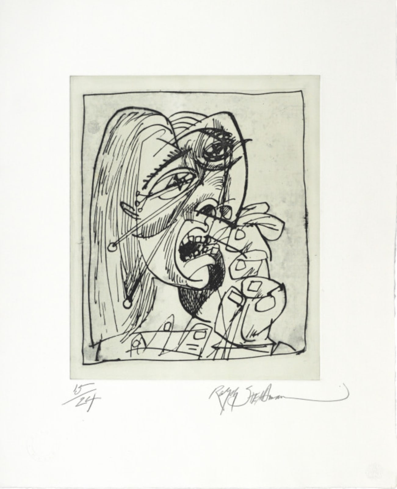 Ralph Steadman, Weeping Woman