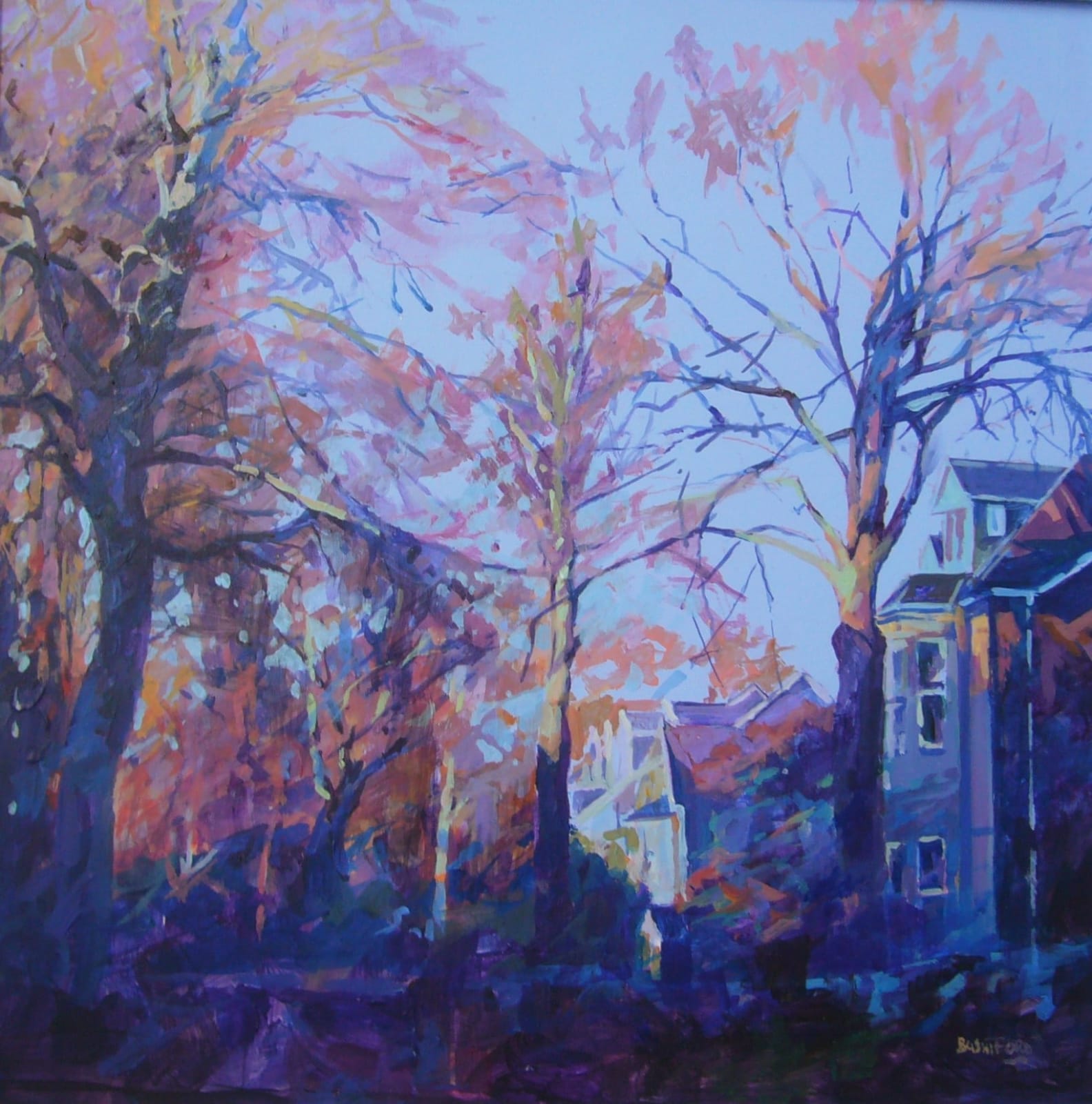 Ian Bashford, Evening Light, Ferryhill