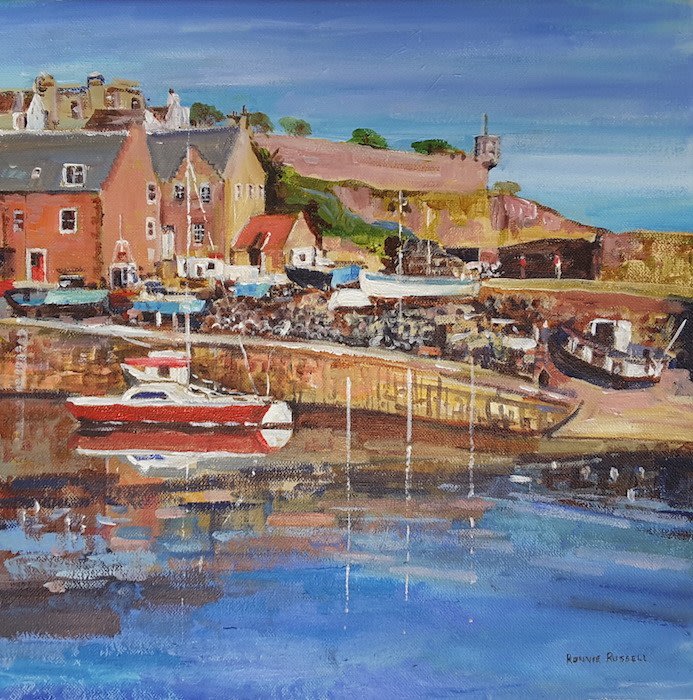 Ronnie Russell, Spring Reflections, Crail