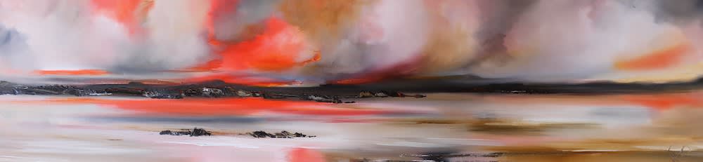 Rosanne Barr, Sunset and Thunderous Clouds