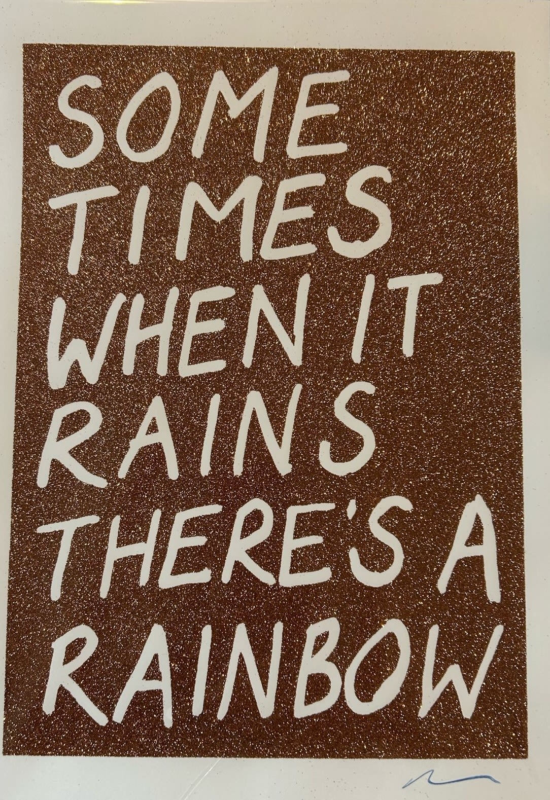 Adam Bridgeland, Sometimes When it Rains There's a Rainbow