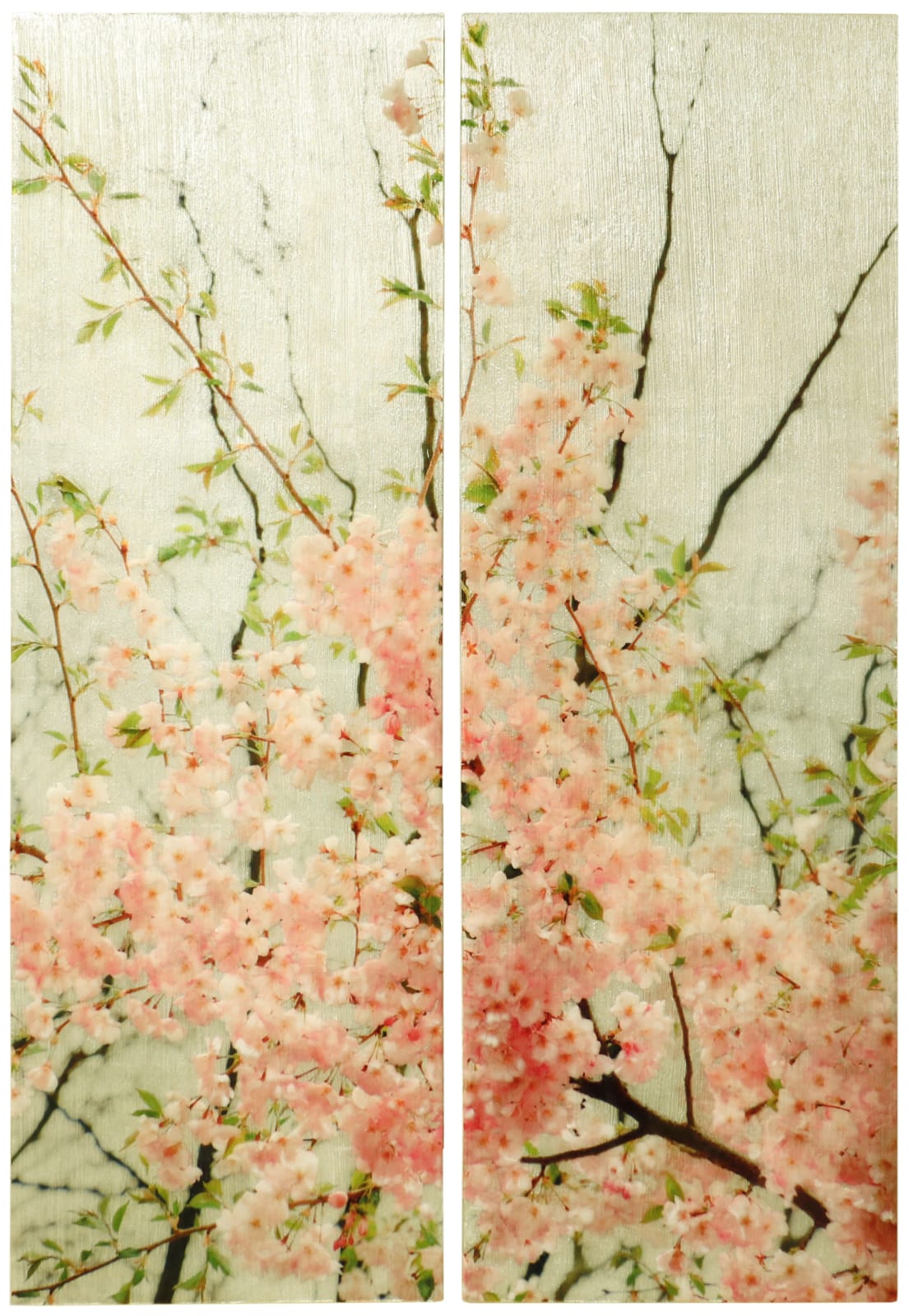 Susan Goldsmith, CHERRY REVERIE (Diptych), 2019
