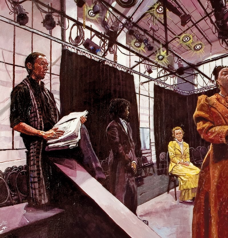 Acrylic painting on canvas