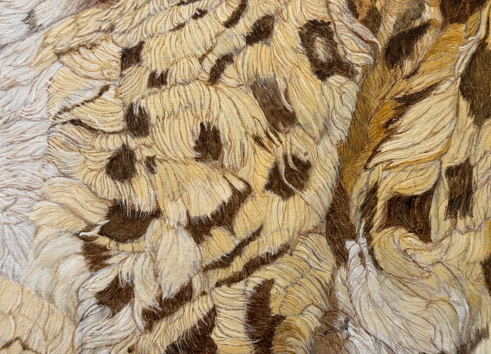 Painting of a leopard