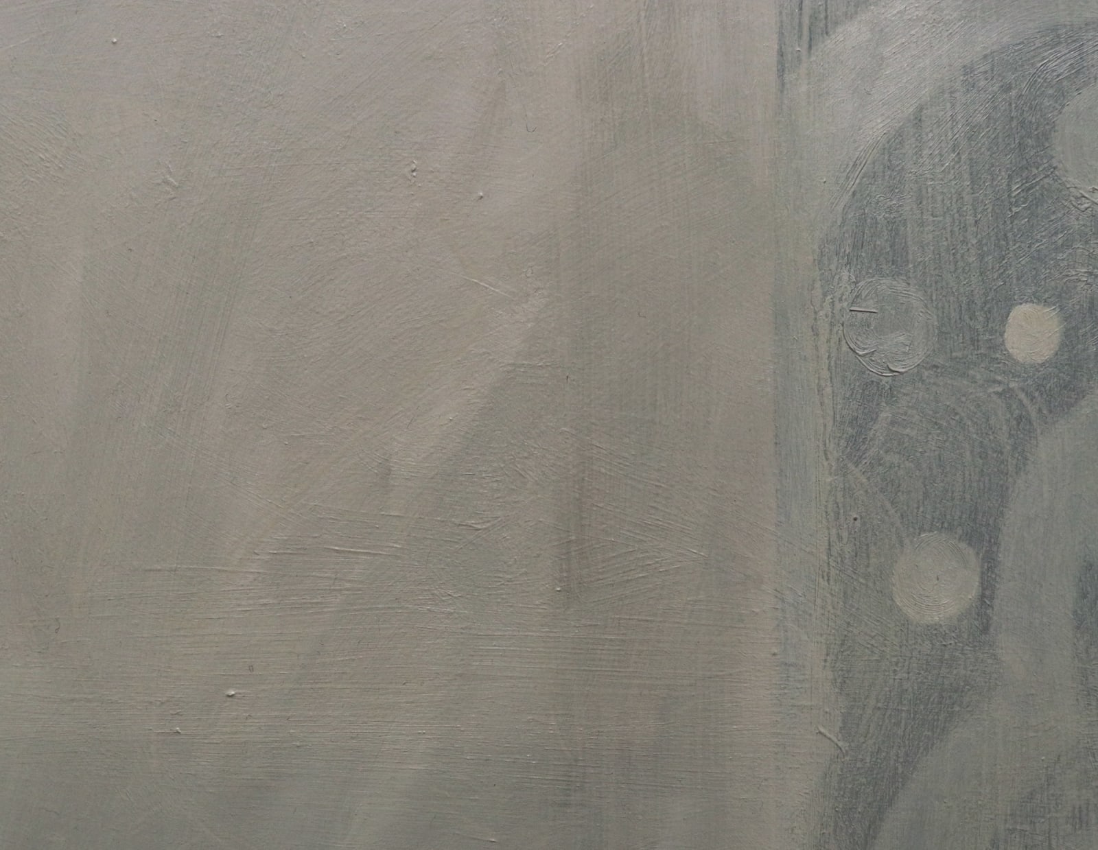 Oil self portrait with white scarf on canvas