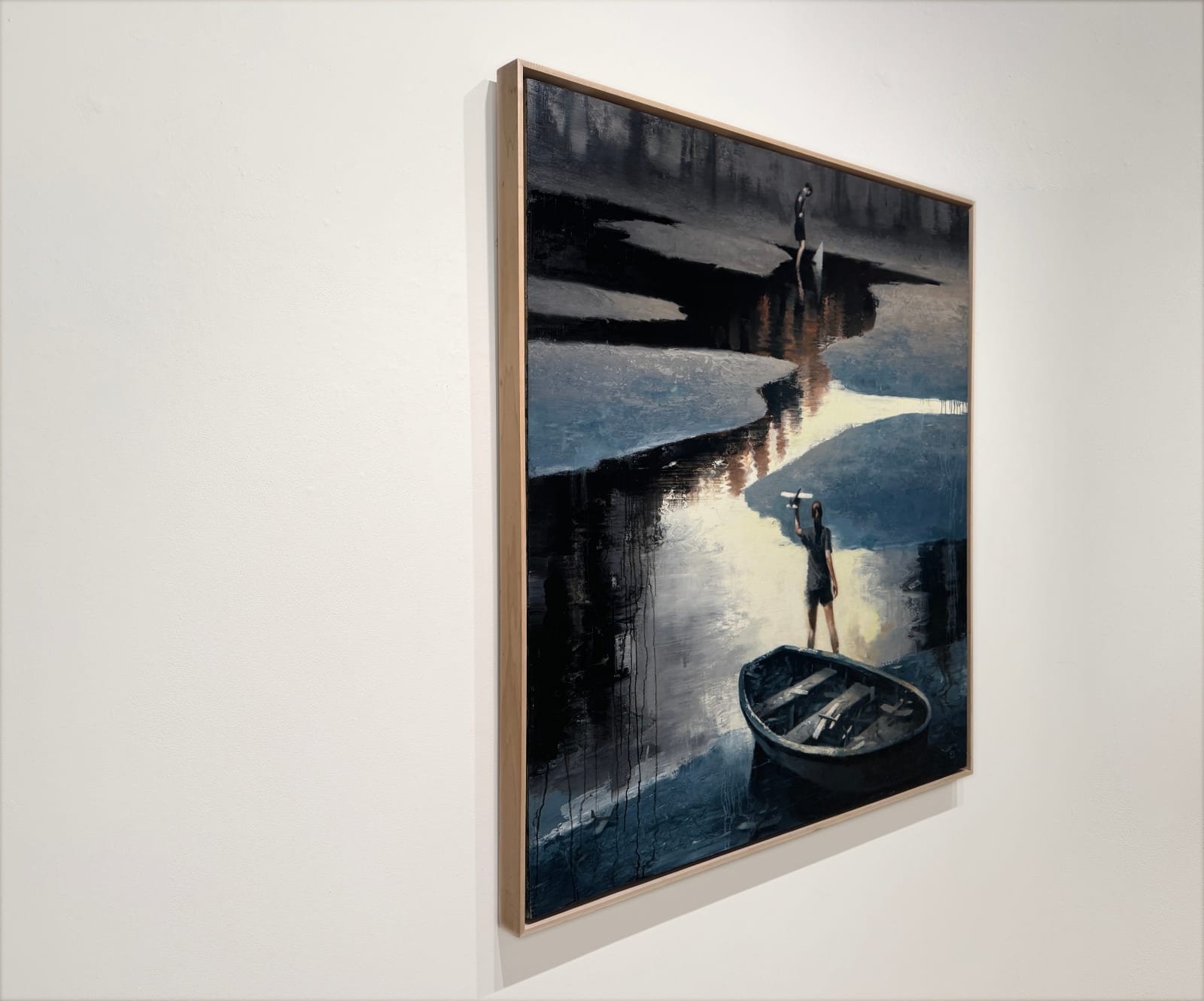 Oil painting on panel