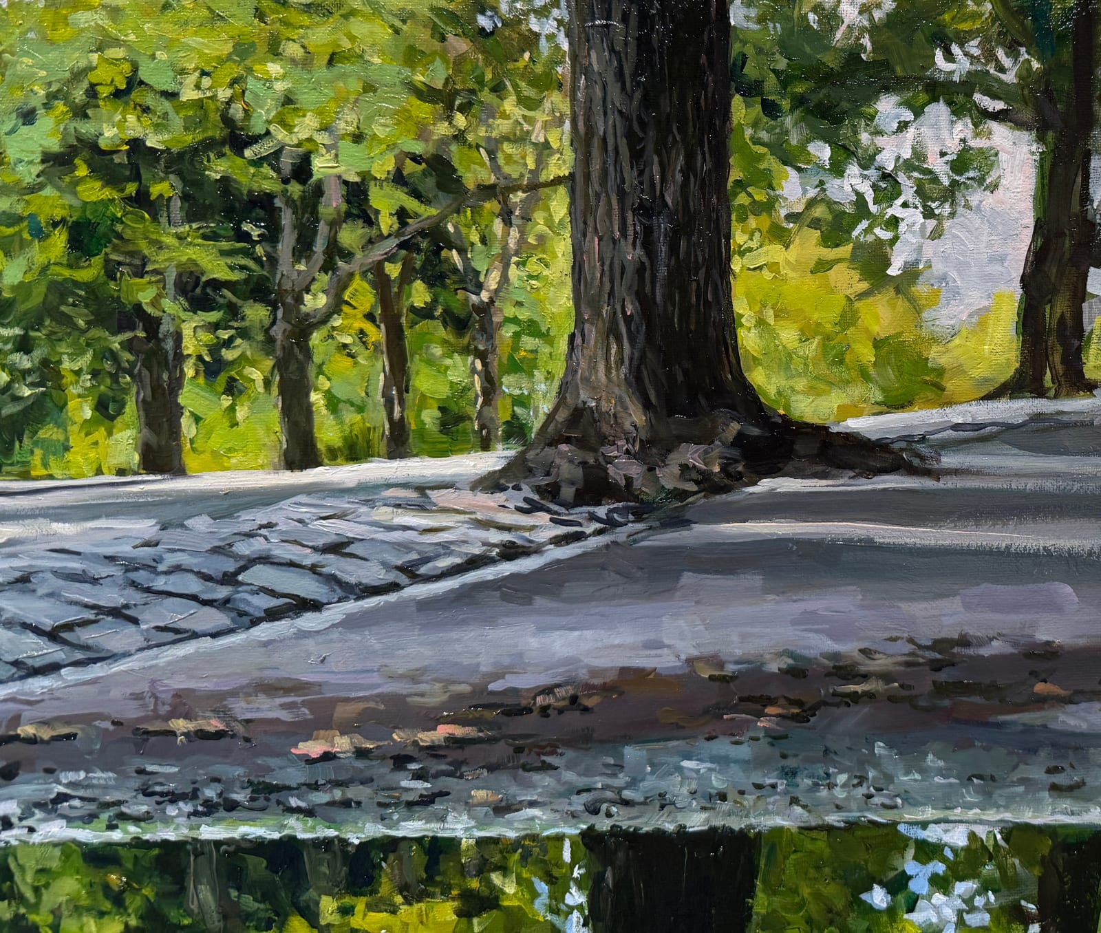 Painting of central park