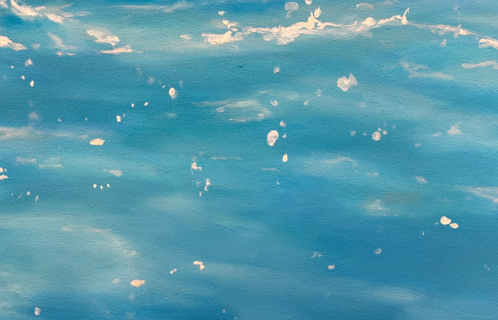 Big splash of water in a pool