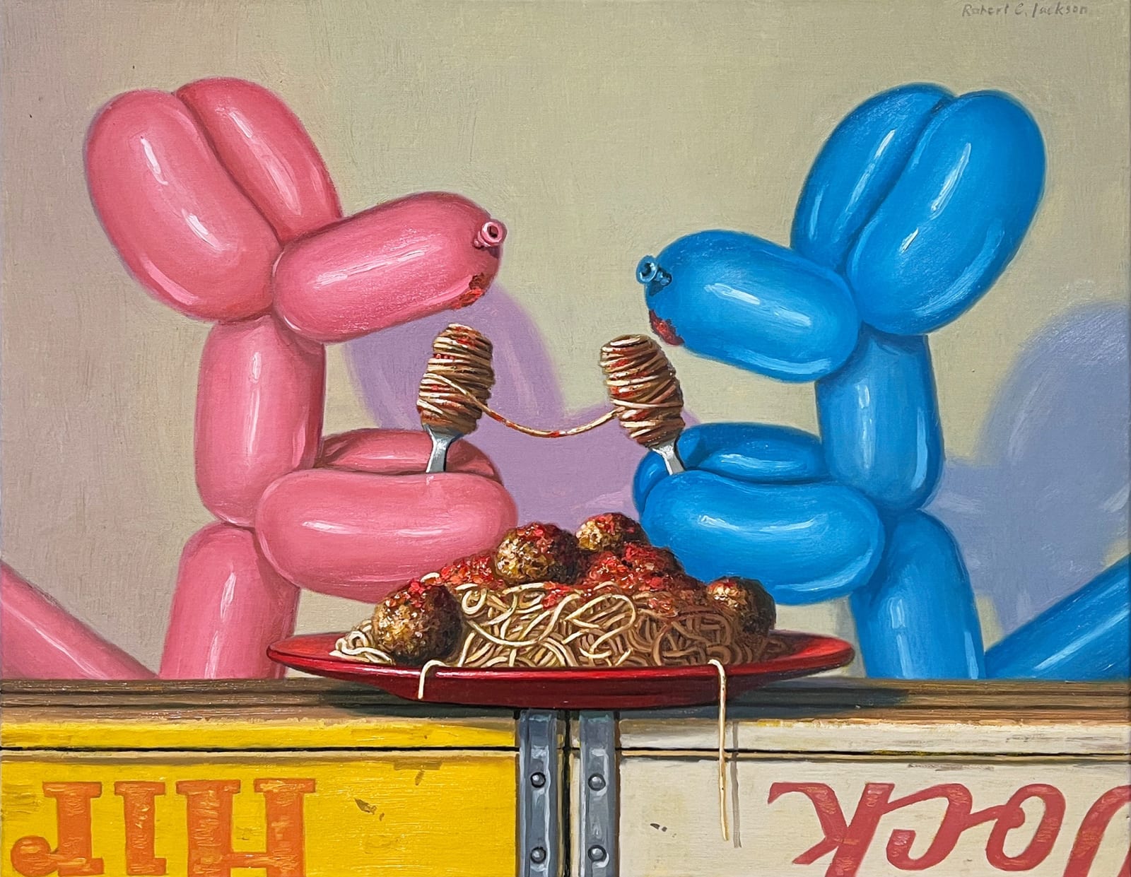 Robert C. Jackson, SPAGHETTI FOR TWO, 2022