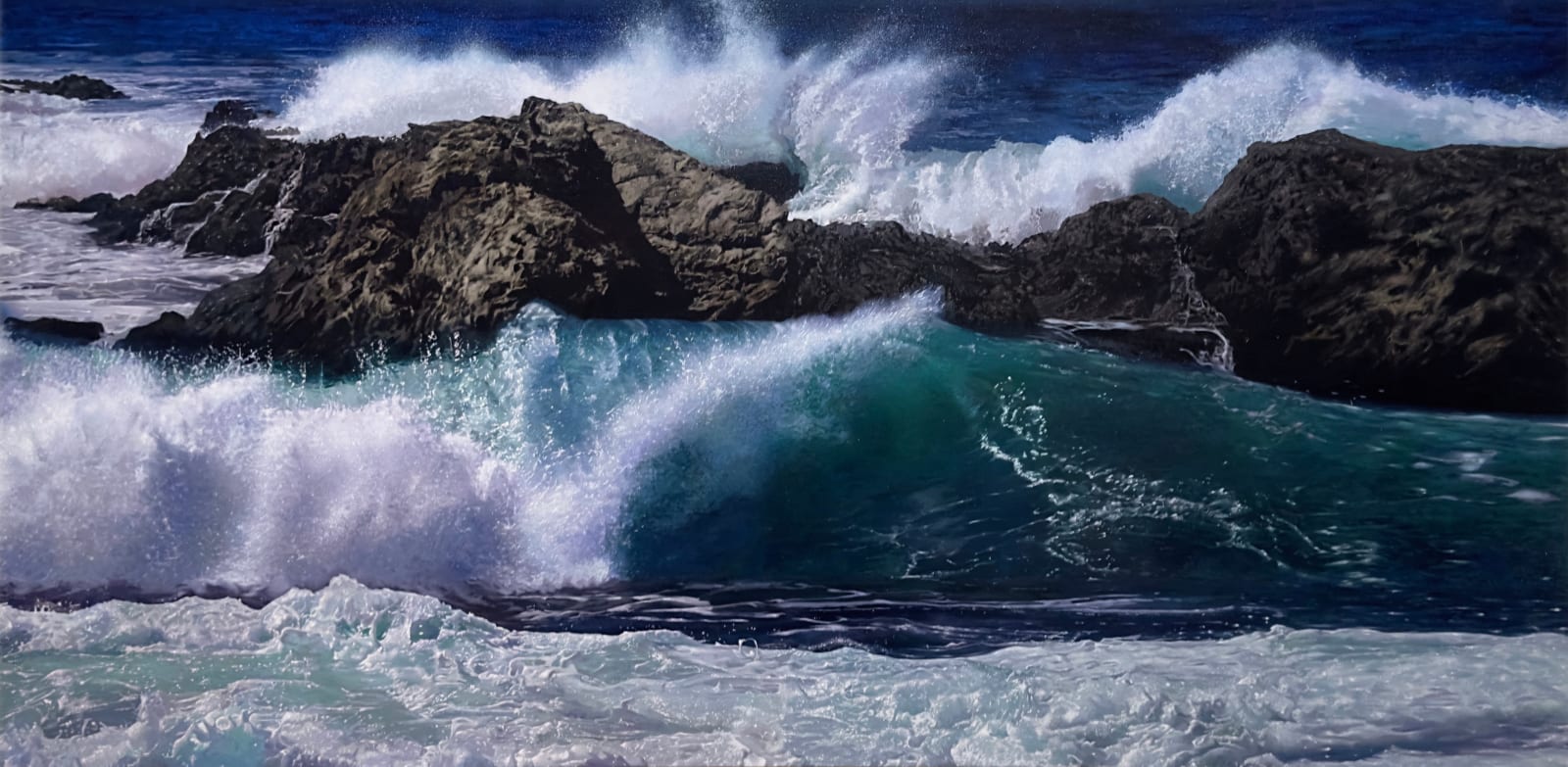 Painting of a seascape