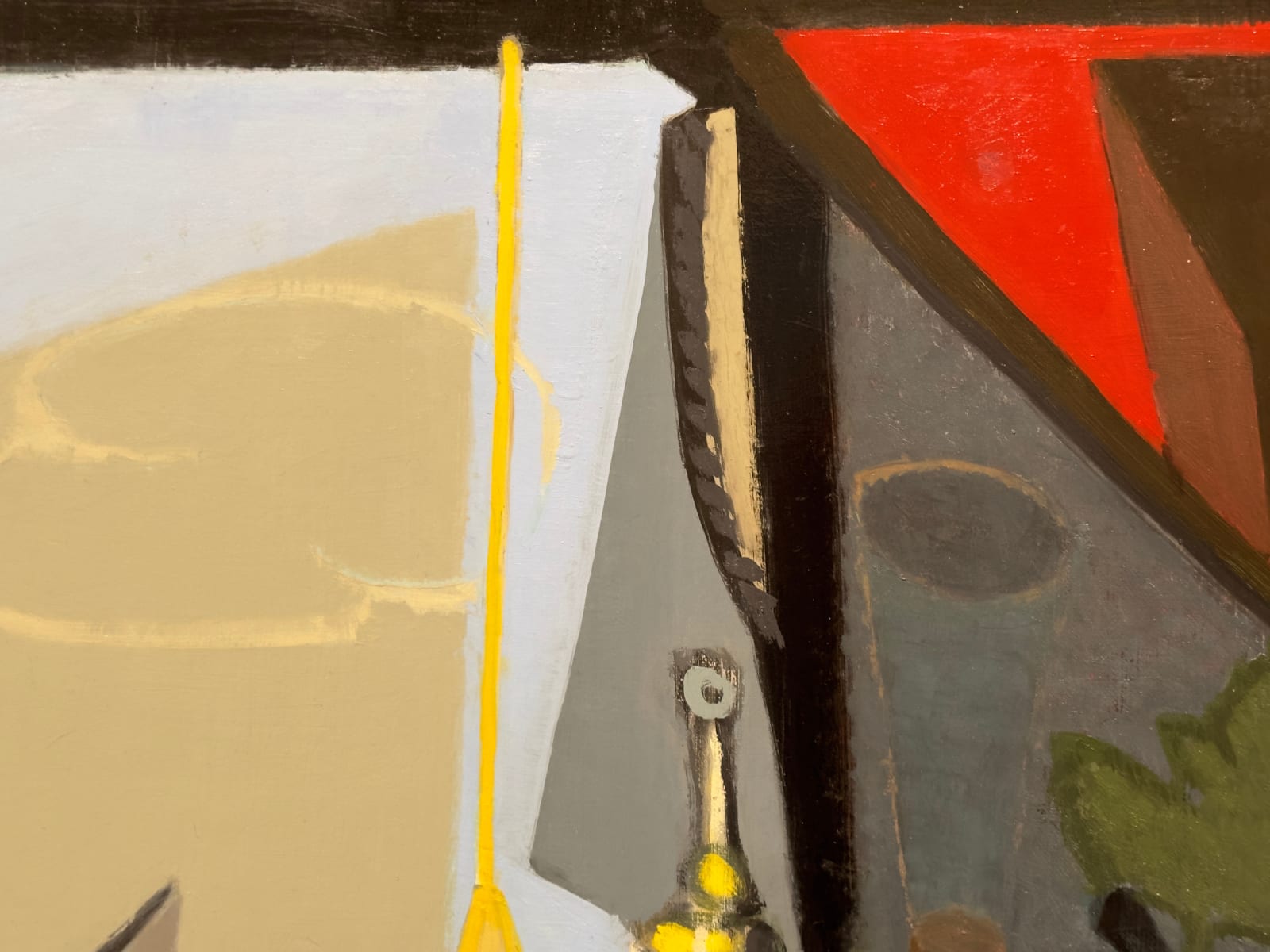 Cubist style still life painting