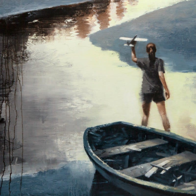 Oil painting on panel