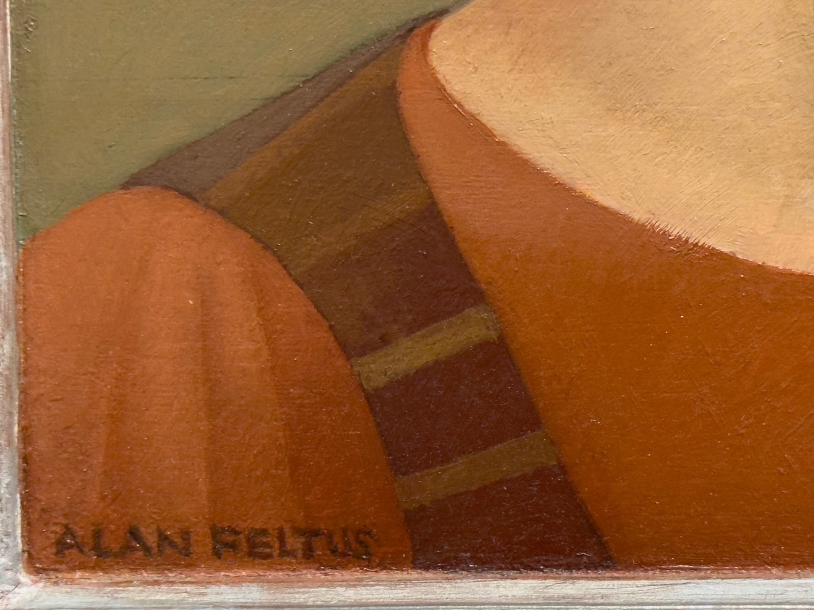 Portrait of a Dark Haired White Woman in front of a landscape