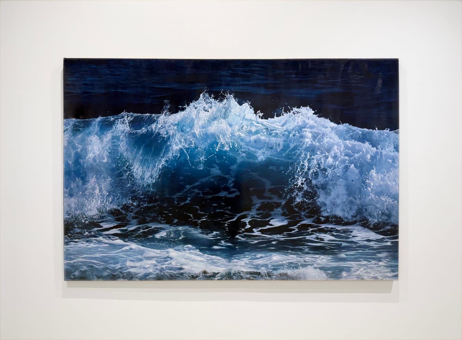 Painting of a crashing wave
