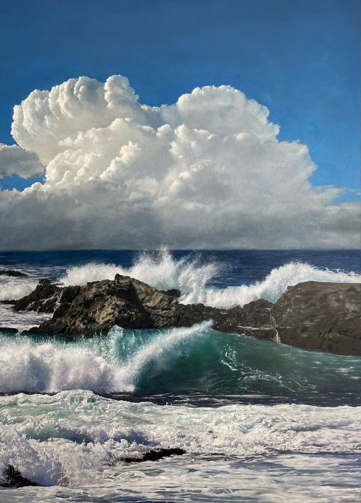 Painting of waves