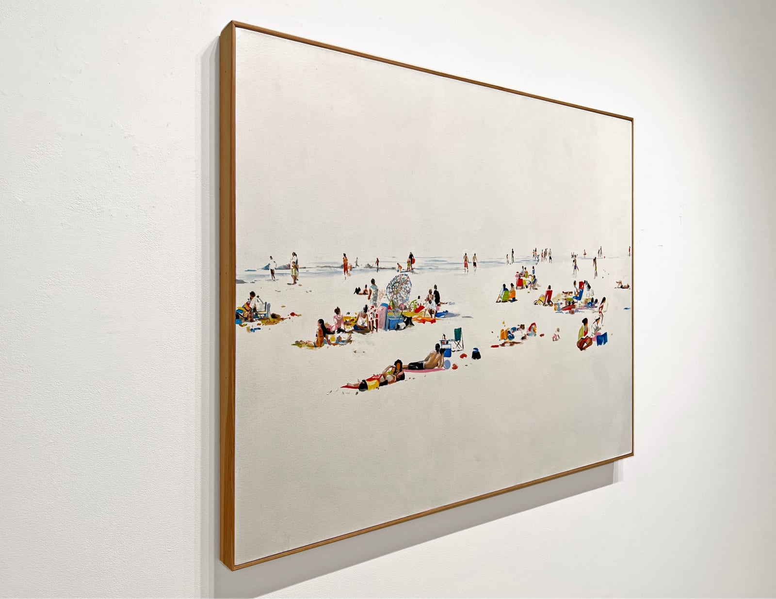 colorful graphic of people on a beach