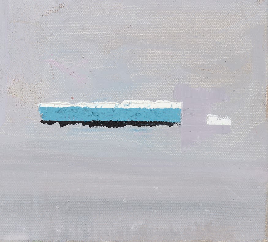 Abstracted painting of a sunset