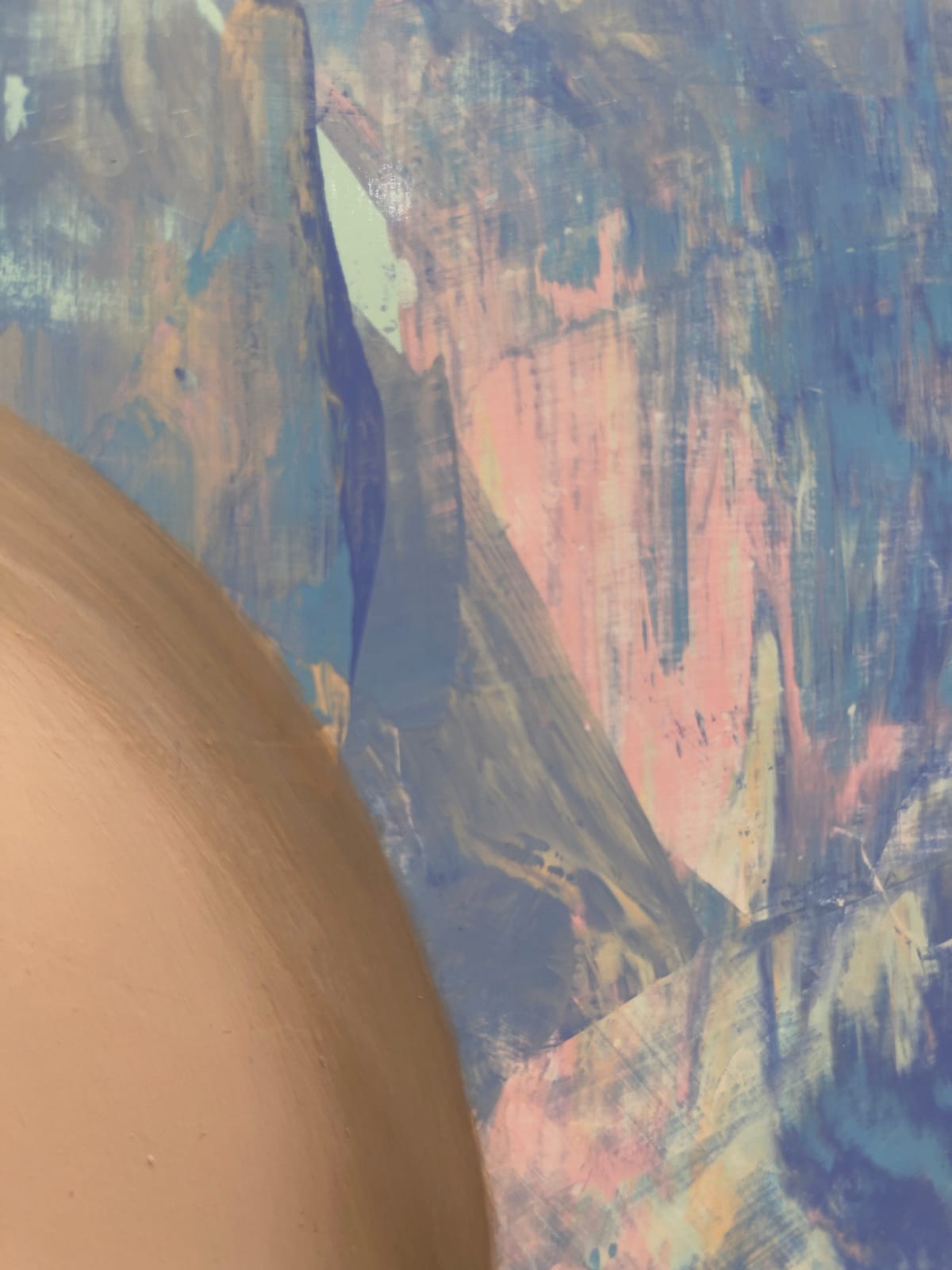 Oil painting on wood