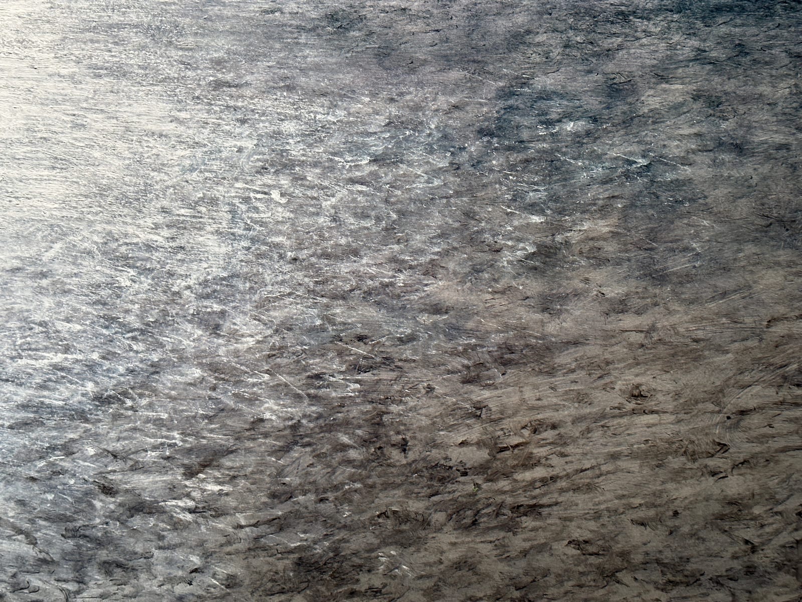 Painting of sun reflecting on an ocean