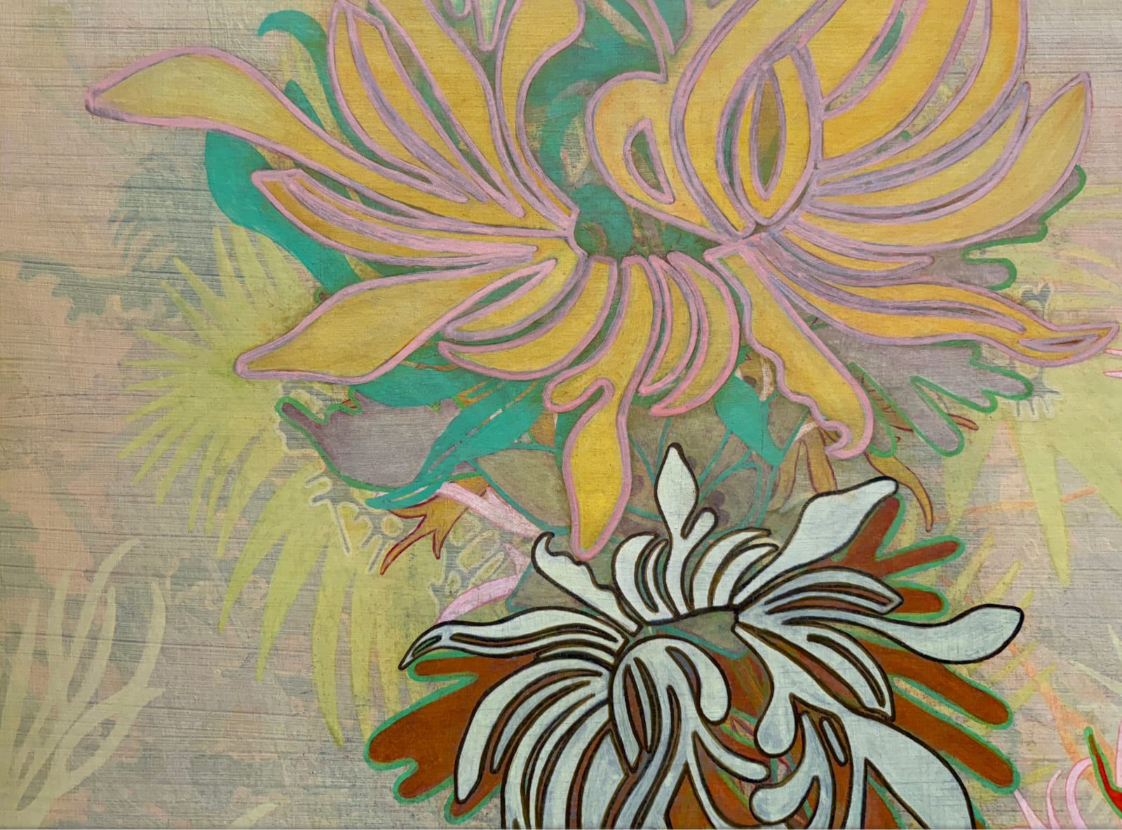 Painting of a botanical scene