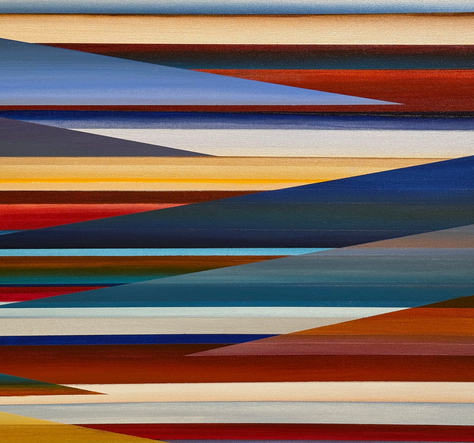 Abstract Painting of Columbia Gorge.