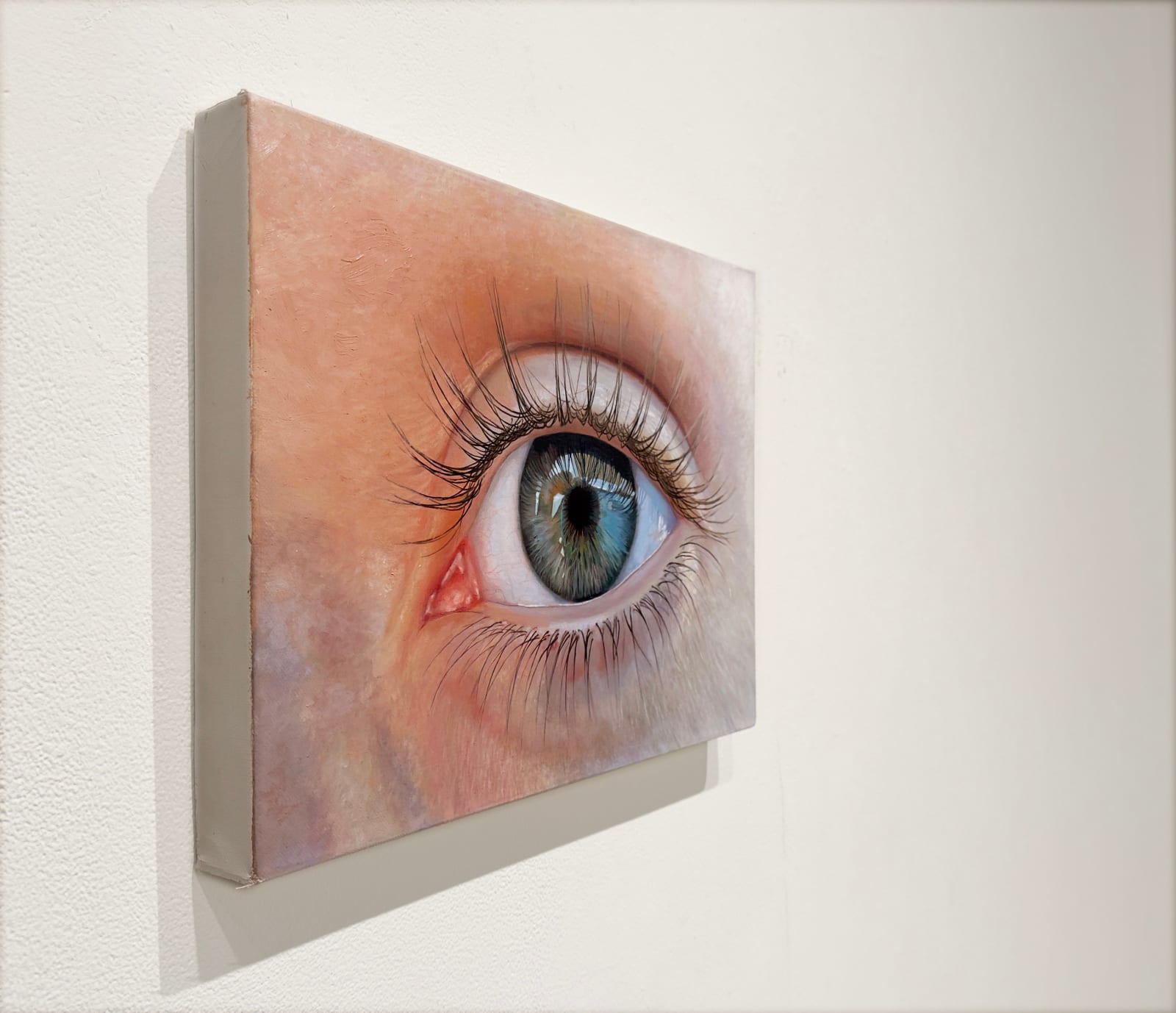 Painting of a close-up eye