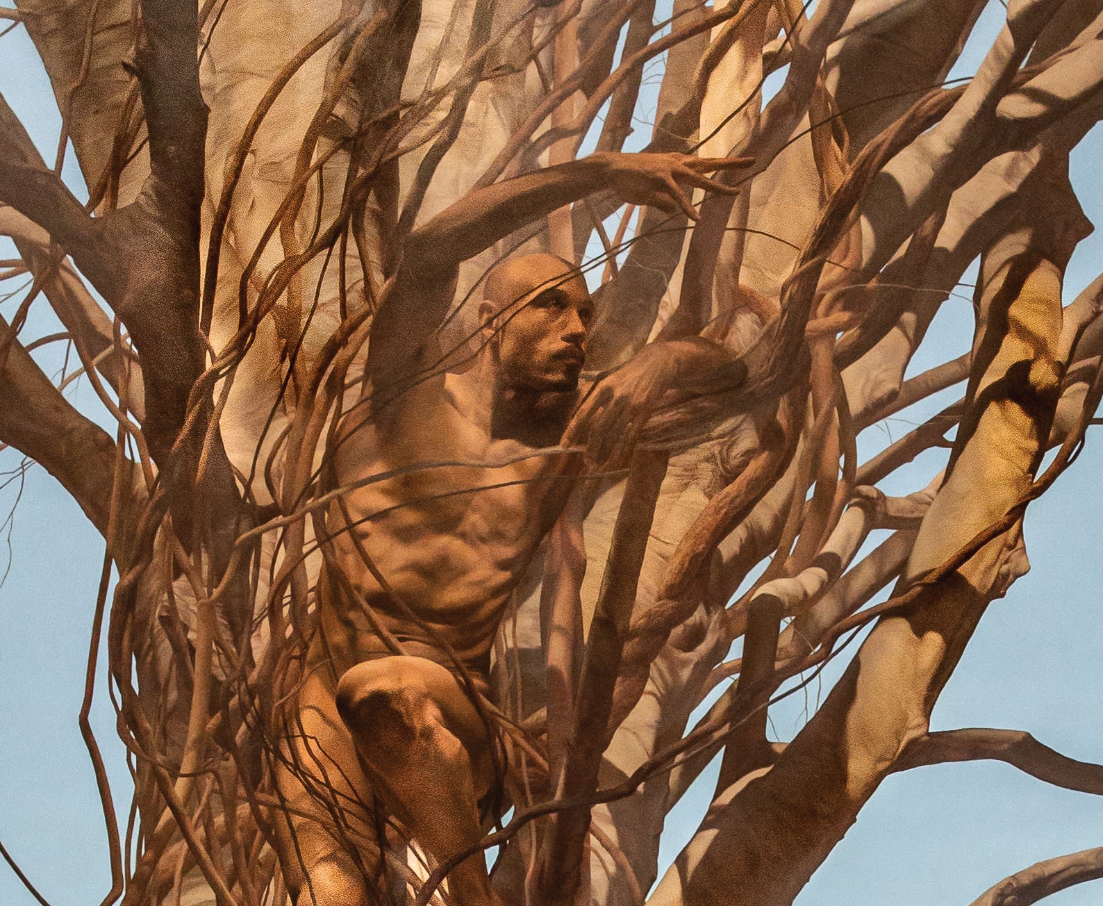 Oil painting on linen