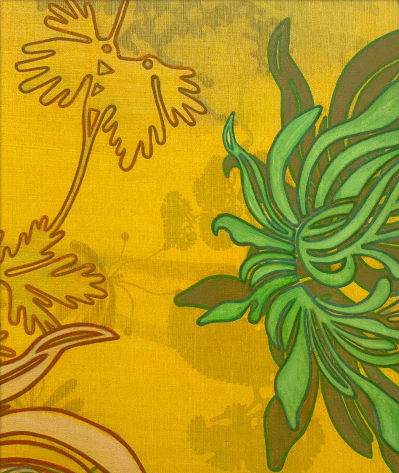 Abstract Floral Painting